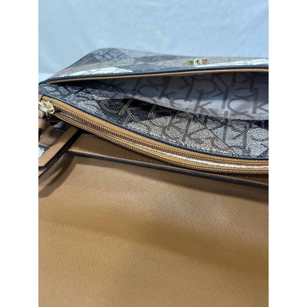 Calvin Klein monogrammed patchwork Crossbody - image 10